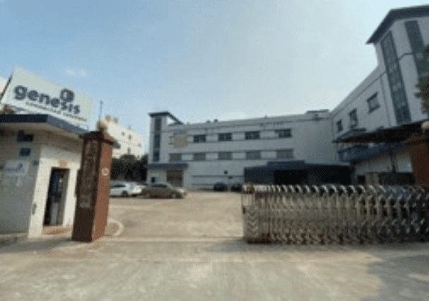 Genesis Connected Solutions building with shopping trolleys parked out the front.