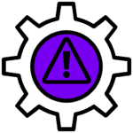 A warning icon indicating risk.